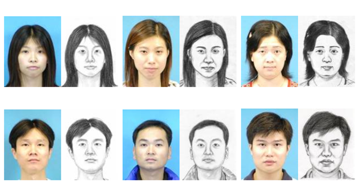 CUHK student Face Sketch Database