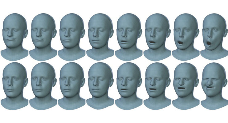 CoMA 人脸3D视觉数据集