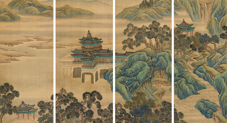 中国传统山水画数据集，可用于艺术品生成模型