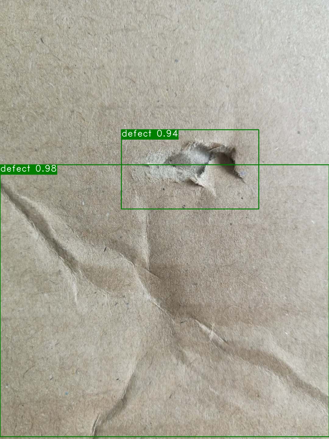 纸板缺陷数据集