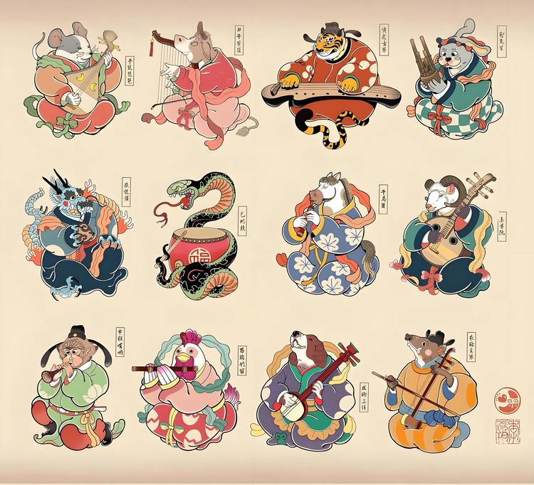 十二生肖图片分类数据集