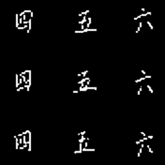 CSV中的中文MNIST数字识别器数据集