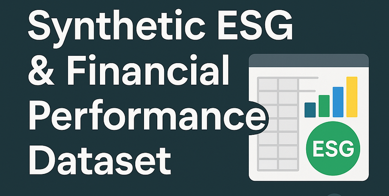 ESG 和财务绩效数据集
